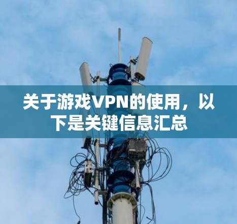 关于游戏VPN的使用,以下是关键信息汇总 关于游戏VPN的使用,以下是关键信息汇总
