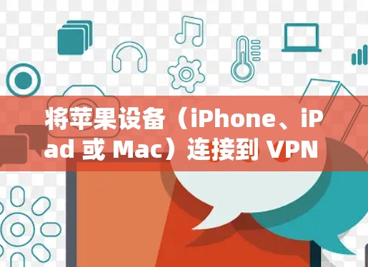 将苹果设备(iPhone、iPad 或 Mac)连接到 VPN 的步骤如下,具体操作因系统版本可能略有不同,但基本流程一致