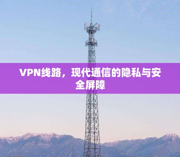 VPN线路，现代通信的隐私与安全屏障