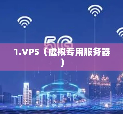 1.VPS(虚拟专用服务器)
